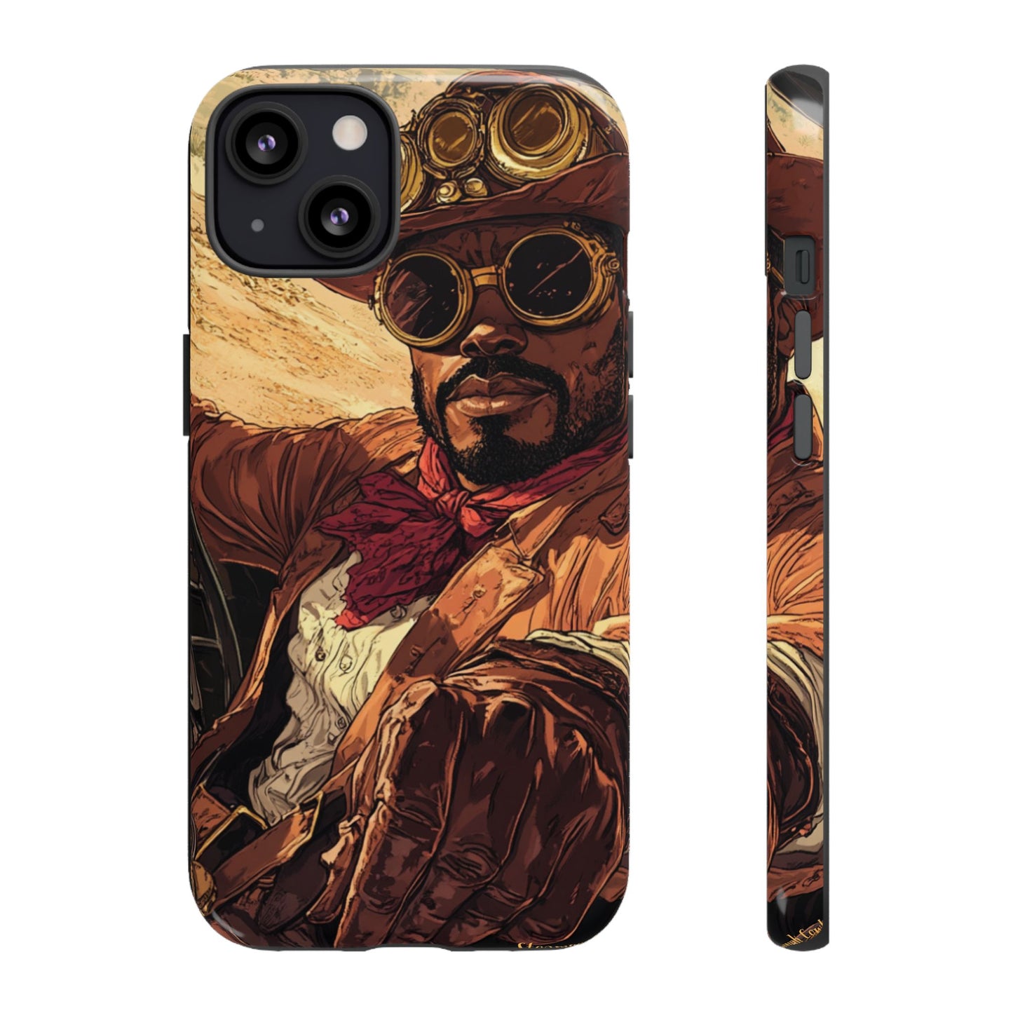 Steampunk Cowboys Phone Case – Rugged Style Meets Bold Design