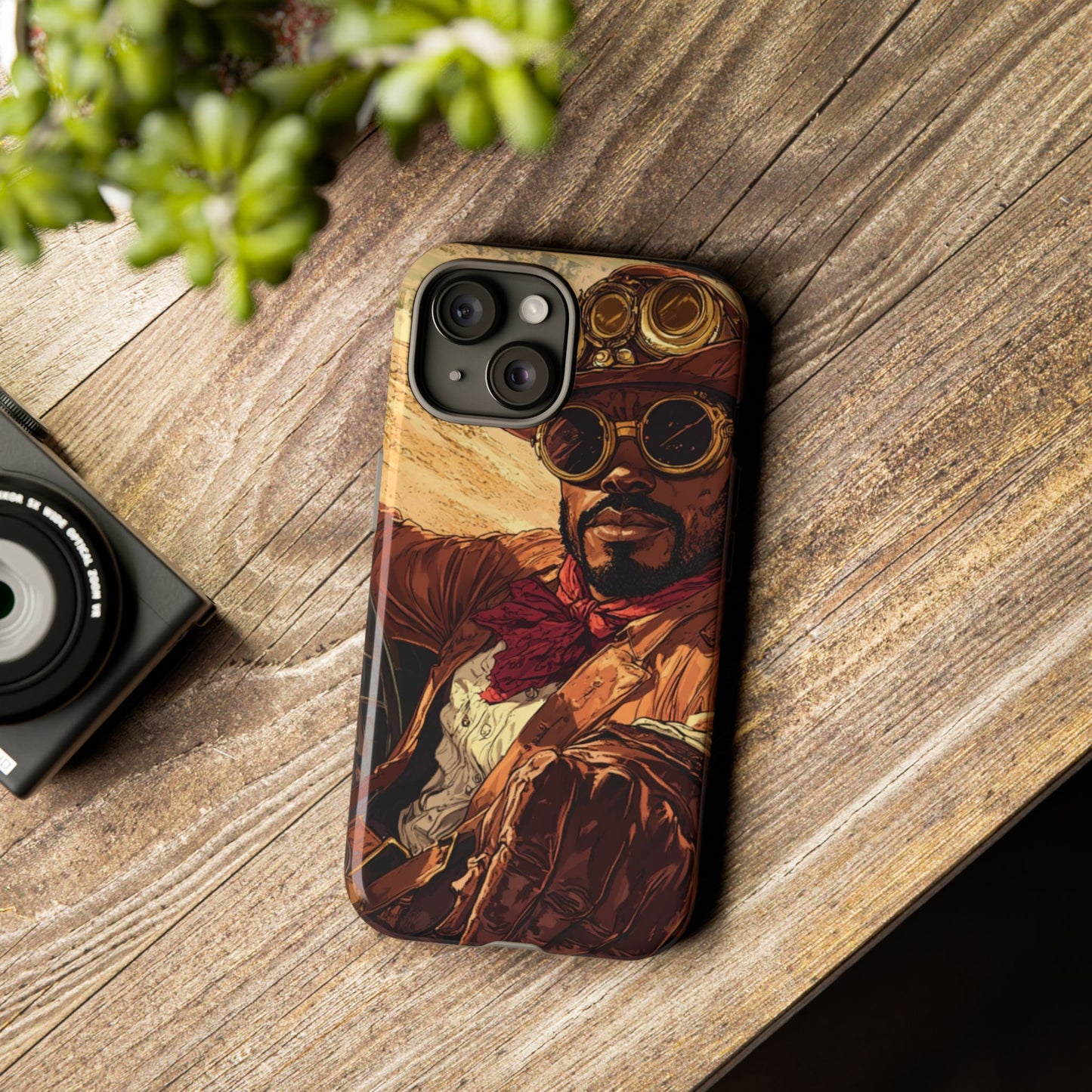 Steampunk Cowboys Phone Case – Rugged Style Meets Bold Design