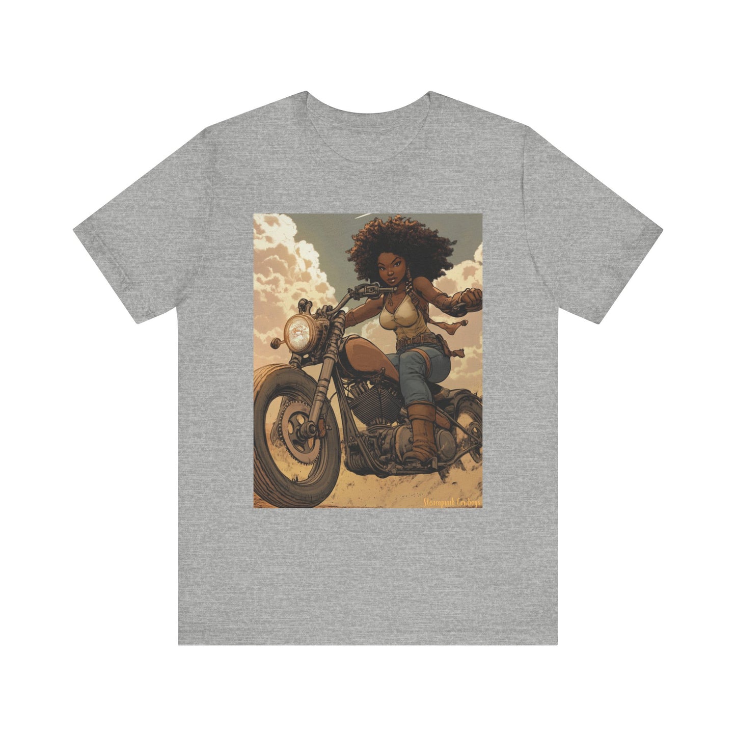 Bold Biker Woman Tee – Ride Fearlessly, Live Boldly!