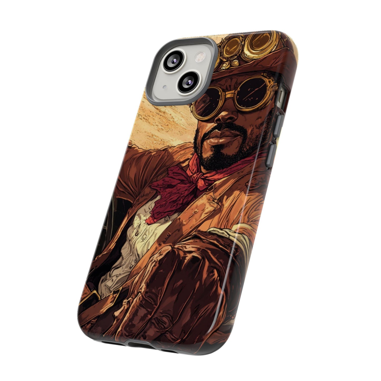 Steampunk Cowboys Phone Case – Rugged Style Meets Bold Design