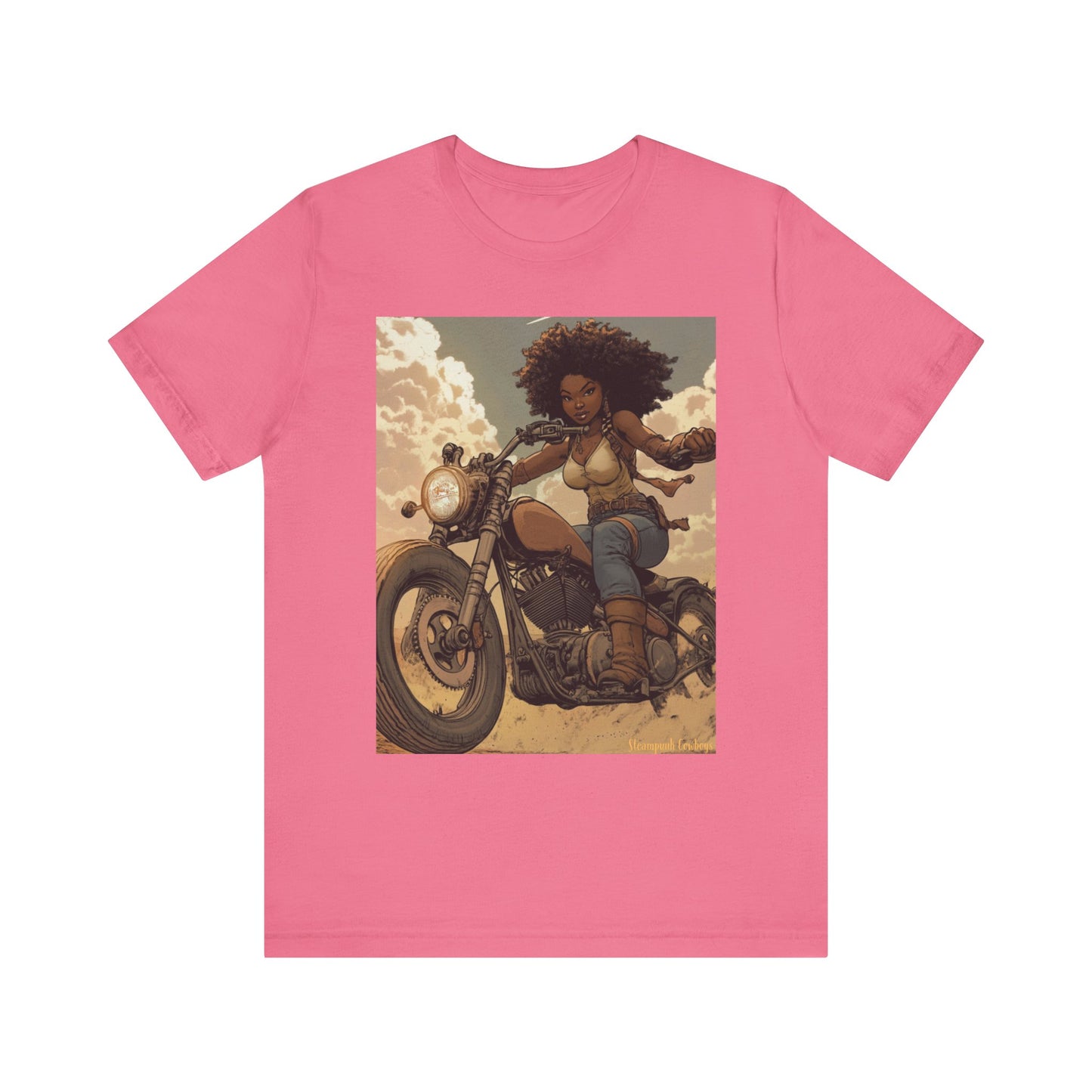 Bold Biker Woman Tee – Ride Fearlessly, Live Boldly!