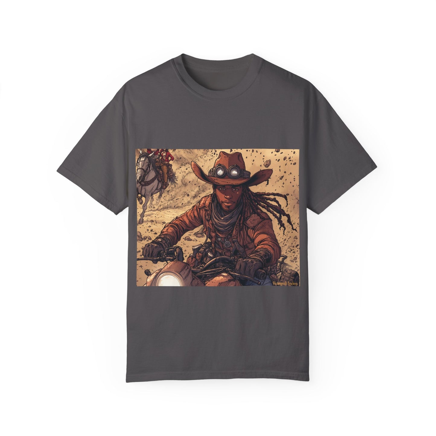 Steampunk Cowboys ATV Rider T-Shirt