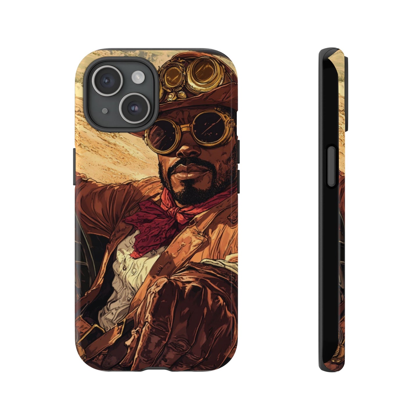 Steampunk Cowboys Phone Case – Rugged Style Meets Bold Design