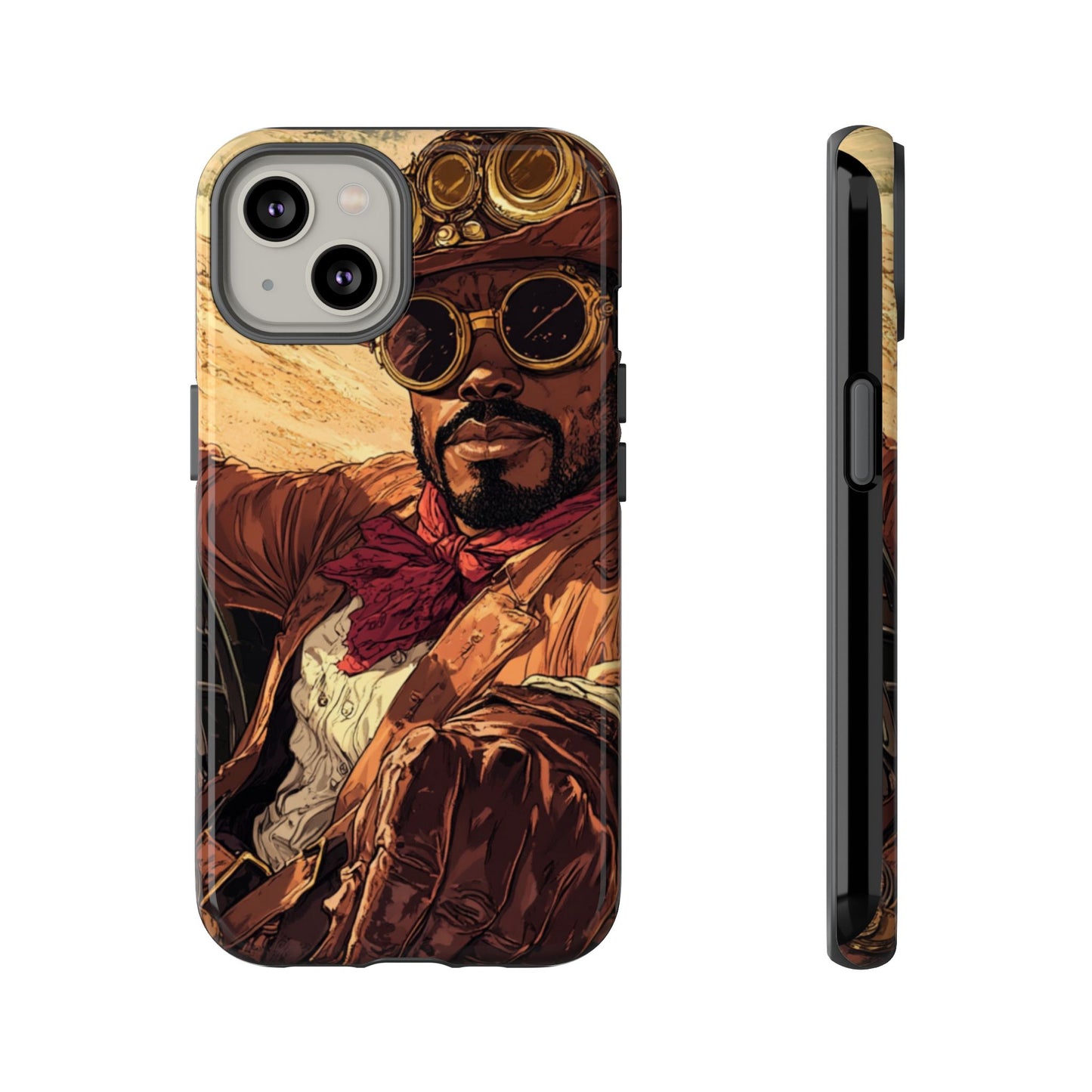 Steampunk Cowboys Phone Case – Rugged Style Meets Bold Design