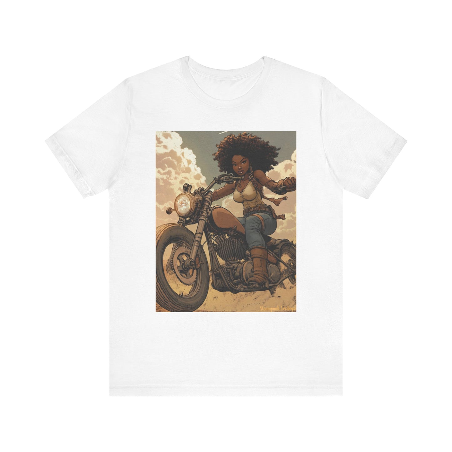 Bold Biker Woman Tee – Ride Fearlessly, Live Boldly!