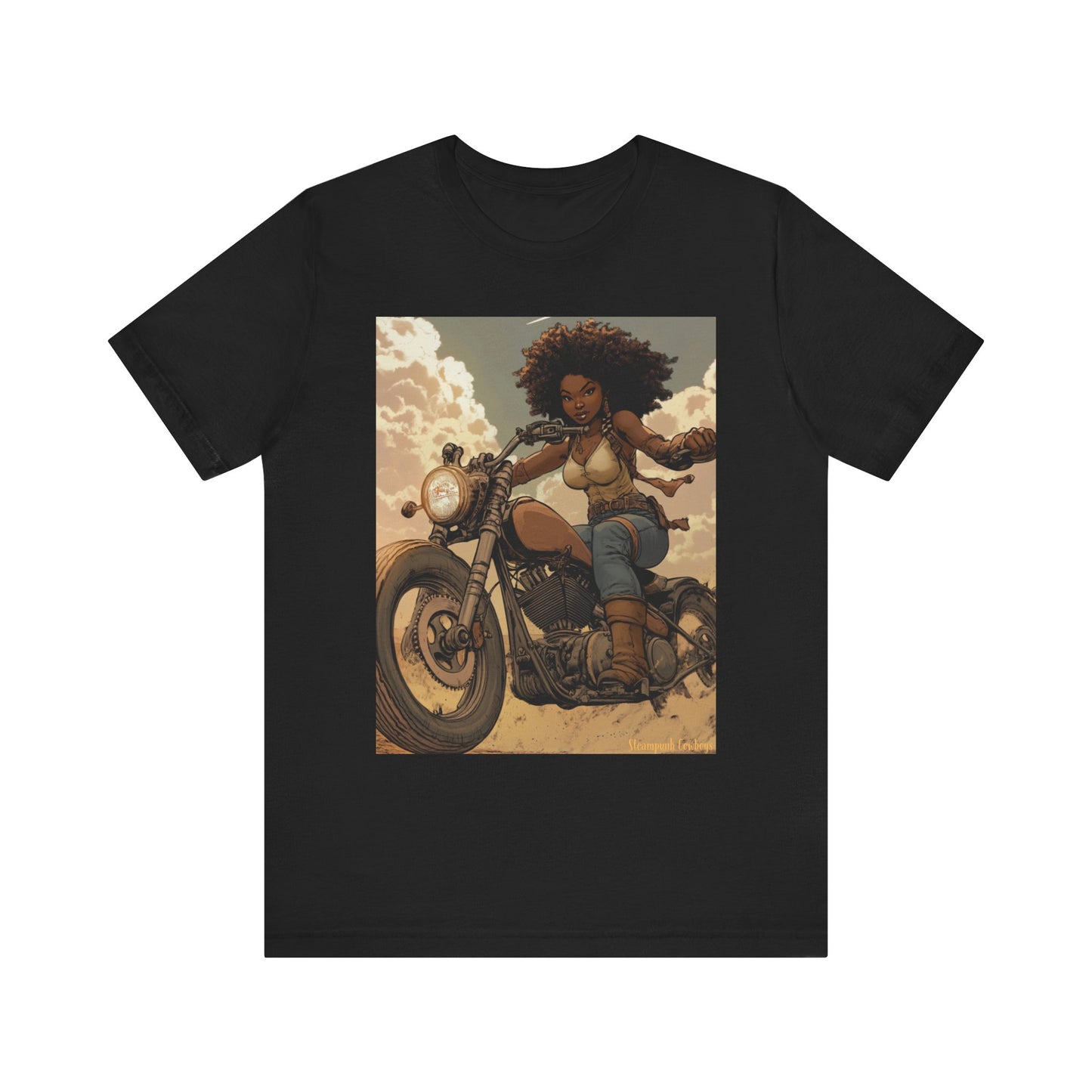 Bold Biker Woman Tee – Ride Fearlessly, Live Boldly!