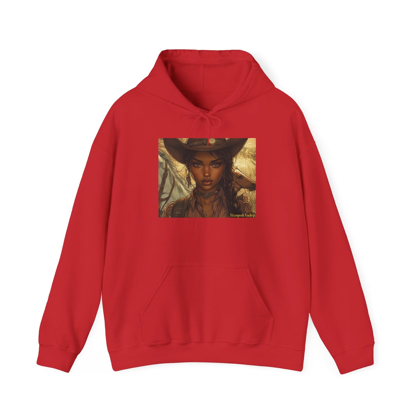 Steampunk Cowboys Cowgirl Chic Unisex Hooded Sweatshirt